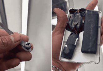 Encuentran cámara oculta en forma de tornillo en tienda de ropa