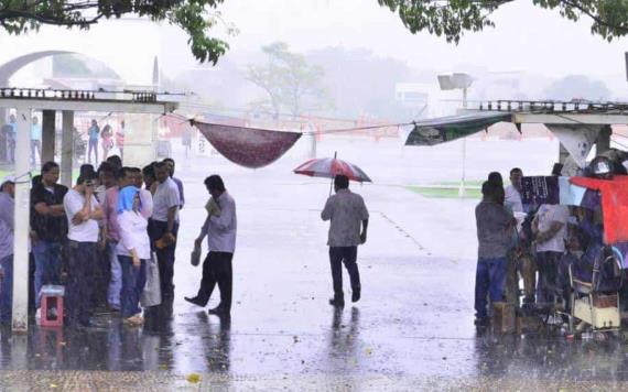 Lluvias torrenciales en Veracruz, Chiapas y Tabasco por frente frío