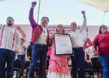 Padres de los 43 normalistas desaparecidos de Ayotzinapa marchan en la CDMX