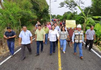 Inaugura Yolanda Osuna obras en zonas indígenas para mejorar la movilidad