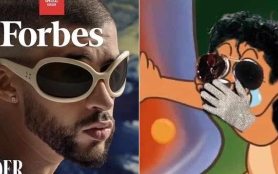 Forbes nombra a Bad Bunny Rey del Pop y fans de Michael Jackson reaccionan con memes
