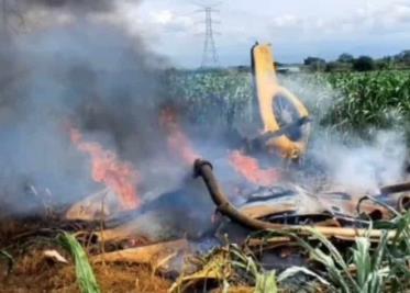 CFE informa sobre el desplome de helicóptero en inmediaciones de la subestación eléctrica Yautepec, Morelos 