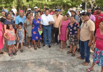 Nadie debe perder la esperanza, afirma Javier May con militantes y simpatizantes de Morena
