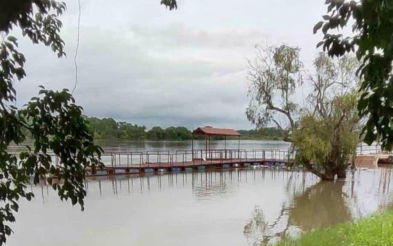 Usumacinta desciende 5 centímetros