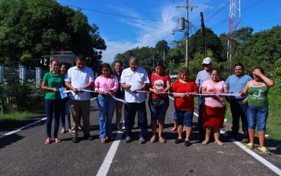 ¡Más obras! Gobierno de Comalcalco inaugura importante obra de rehabilitación de pavimentos en Independencia 1ra. Sección
