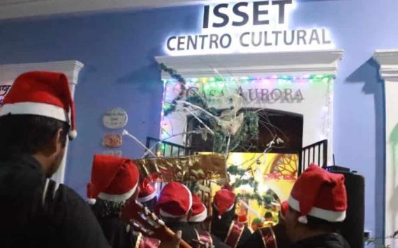 Con Callejoneada, ISSET celebra tradiciones navideñas en el Barrio Mágico de Villahermosa