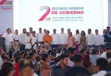 Presenta químico Espadas su Segundo Informe al frente del gobierno de Comalcalco