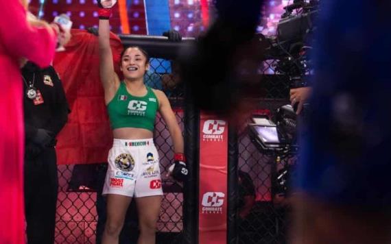 La peleadora tabasqueña Fanny "Naja" Rodríguez está lista para el combate