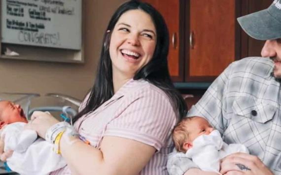Mujer con doble útero dio a luz a dos bebés en dos días