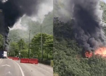 VIDEO: Camión que transporta combustible explota en Colombia