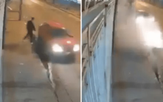 VIDEO: Extorsionador muere tras explotarle la bomba en la mano