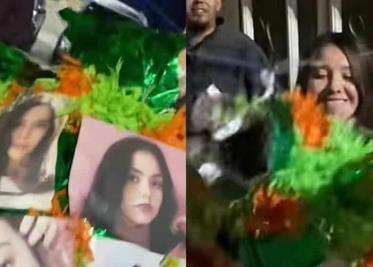 TikTok: Adolescentes celebran la Navidad rompiendo piñatas con fotos de sus ex