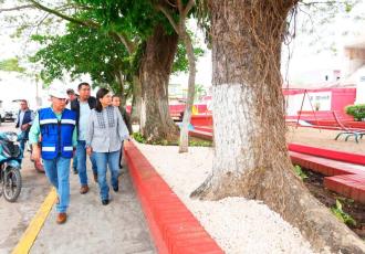 Colonos de villa Macultepec reciben parque principal renovado y equipado