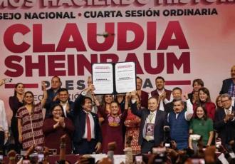 Claudia Sheinbaum fue nominada por unanimidad por el Consejo Nacional de Morena para la presidencia de México