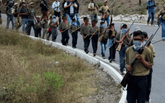 Tienen entre 12 y los 17 años, niños fueron armados en Guerrero