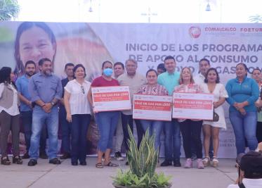 Ponen en marcha programas de apoyo al consumo de carnes y al gas doméstico en Comalcalco