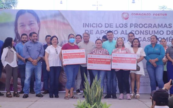 Ponen en marcha programas de apoyo al consumo de carnes y al gas doméstico en Comalcalco