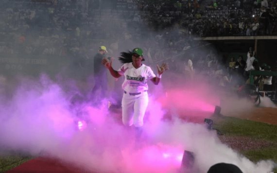 Ceremonia de inicio de la Liga Mexicana de Softbol en Tabasco