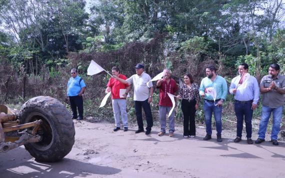 Gobierno de Comalcalco inaugura importante obra de pavimentación en la ranchería Cuxcuxapa