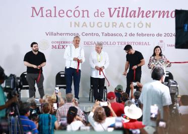 López Obrador hace realidad un sueño con la inauguración del nuevo Malecón de Villahermosa
