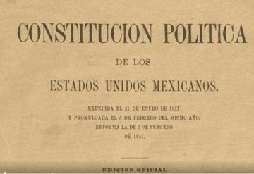 Reformas burguesas de la Constitución de 1917