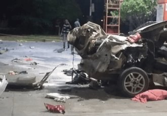 VIDEO: En Argentina explotó camioneta cargada de droga