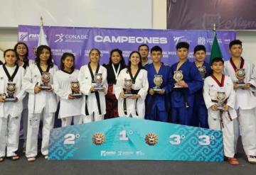 Extraordinaria actuación tuvo el taekwondo tabasqueño en Yucatán