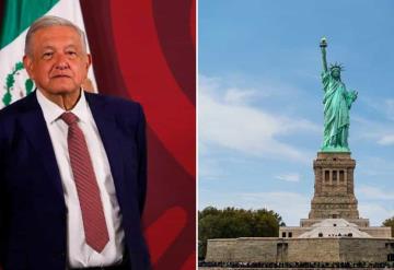 AMLO insiste en trasladar estatua de la libertad a México por el caso Assange ante reportaje del NYT