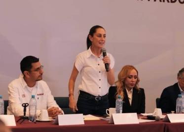 Claudia Sheinbaum presenta sus compromisos para ciudad Juárez ante empresarios de chihuahua