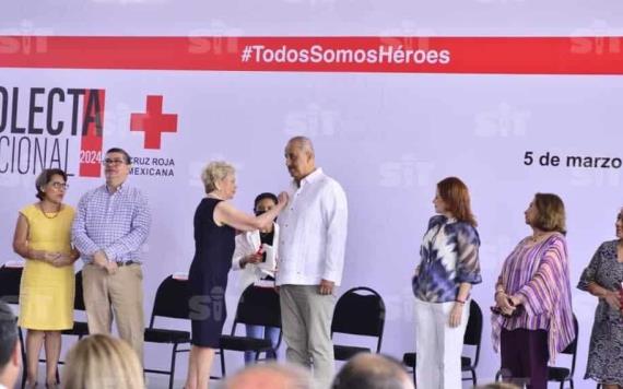 Inicia en Tabasco, colecta Cruz Roja 2024