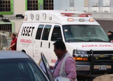 Paramédicos del ISSET brindaron atención oportuna al huelguista de Plaza de Armas