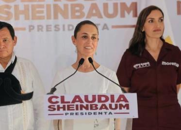 Claudia Sheinbaum y Joaquín Díaz mena anuncian ´´renacimiento Maya´´, el proyecto para fortalecer la prosperidad de Yucatán a través del tren maya
