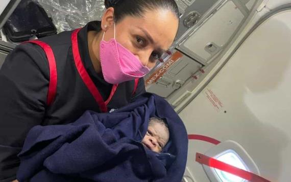 Nace Bebé en Vuelo de Aeroméxico