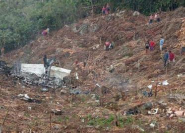 Lamentable tragedia ocurre en la sierra de Salto de Agua Chiapas; se cae una aeronave que era tripulada por el diputado Juan Carlos Montes de Oca y su familia.