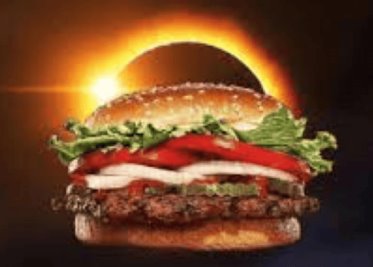 Burger King regalará hamburguesas para festejar eclipse solar
