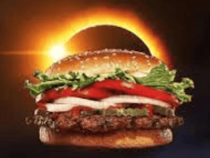 Por eclipse solar habrá hamburguesas gratis de Burger King