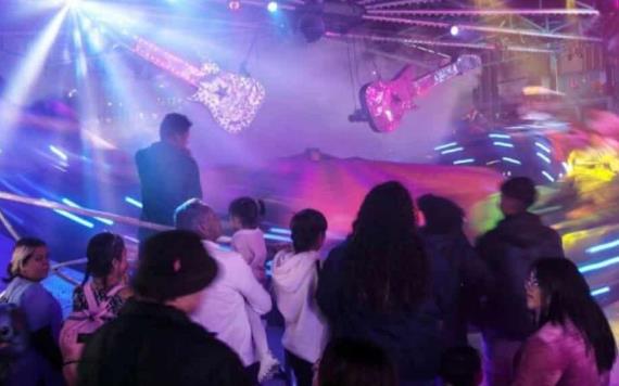 Se desploma juego infantil en Feria de la Huasteca Potosina y deja al menos nueve lesionados