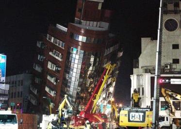 Taiwán suma 10 muertos por terremoto; sigue la búsqueda de más de 600 personas desaparecidas