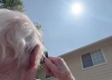 Usuarios reportan Problemas en su pupila después de ver un eclipse solar sin protección