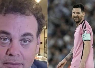 David Faitelson arremete contra la afición de Monterrey por abucheos a Messi: Afición ignorante