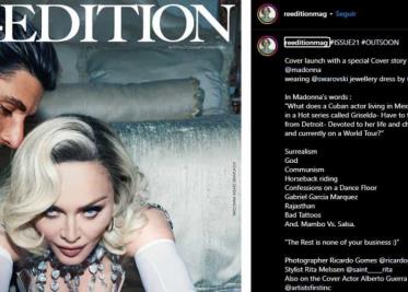 Esposo de Zuria Vega enciende las redes con sexy foto junto a Madonna; así reaccionó la actriz