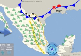 Frente frío 47 llega a México mañana 19 de abril y bajará el calor en estos estados