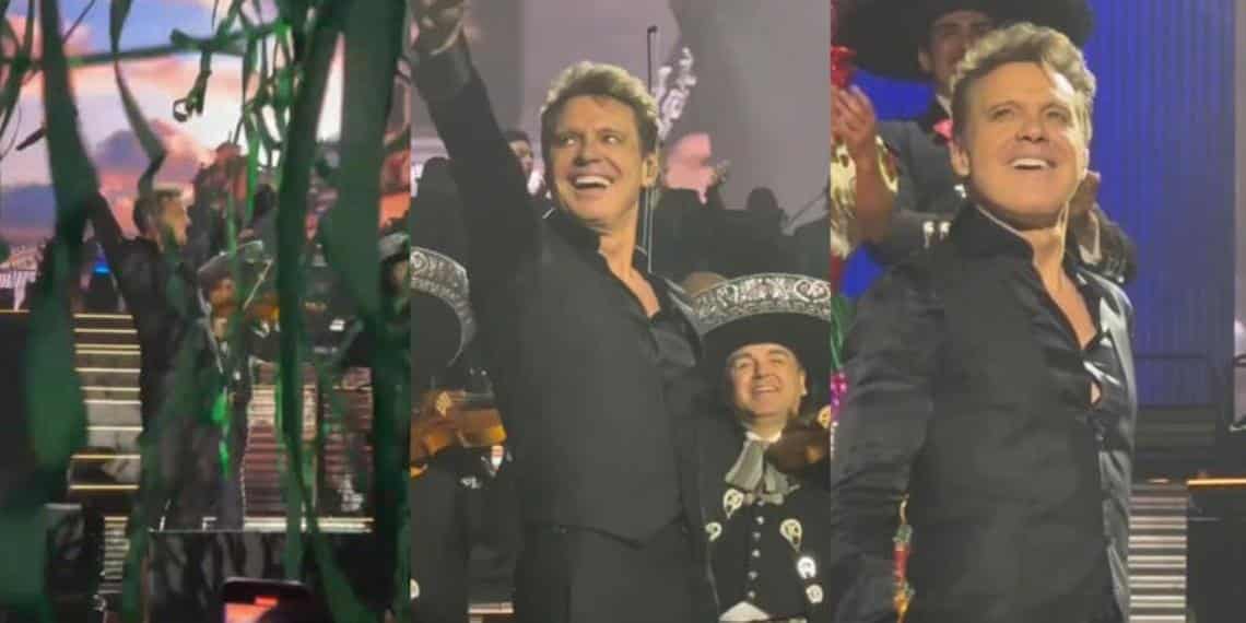 Sorprenden a Luis Miguel con Las Mañanitas en pleno concierto