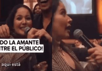 Video: Mujer y amante del cucaracho se topan en la misma conferencia de Jorge Lozano