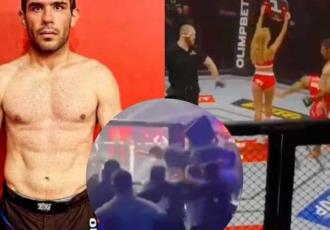 La bromita le salió cara: peleador iraní patea a mujer en el ring y aficionados reaccionan