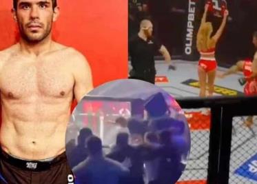 La bromita le salió cara: peleador iraní patea a mujer en el ring y aficionados reaccionan