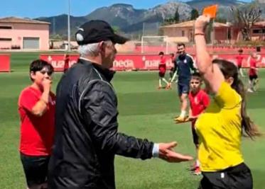 El Vasco Aguirre fue expulsado en partido con categorías infantiles del Mallorca