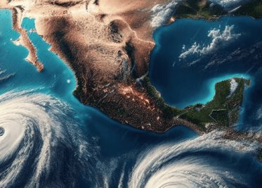 ¿Cuántos ciclones y huracanes se aproximan a México?