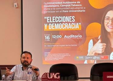 Realizan debate sobre Elecciones y Democracia en la UAG