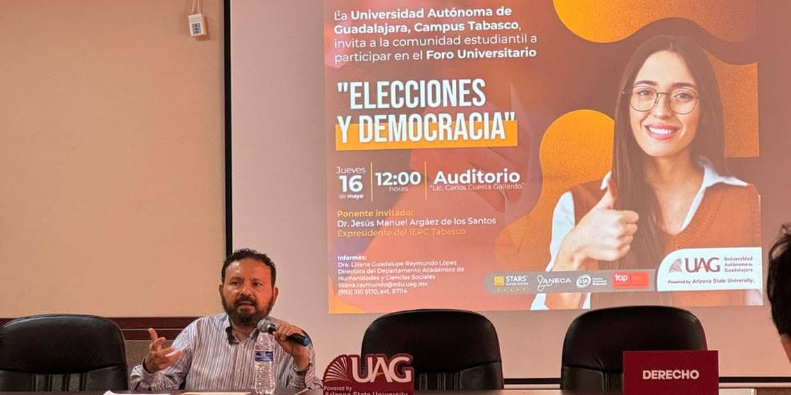 Realizan debate sobre Elecciones y Democracia en la UAG